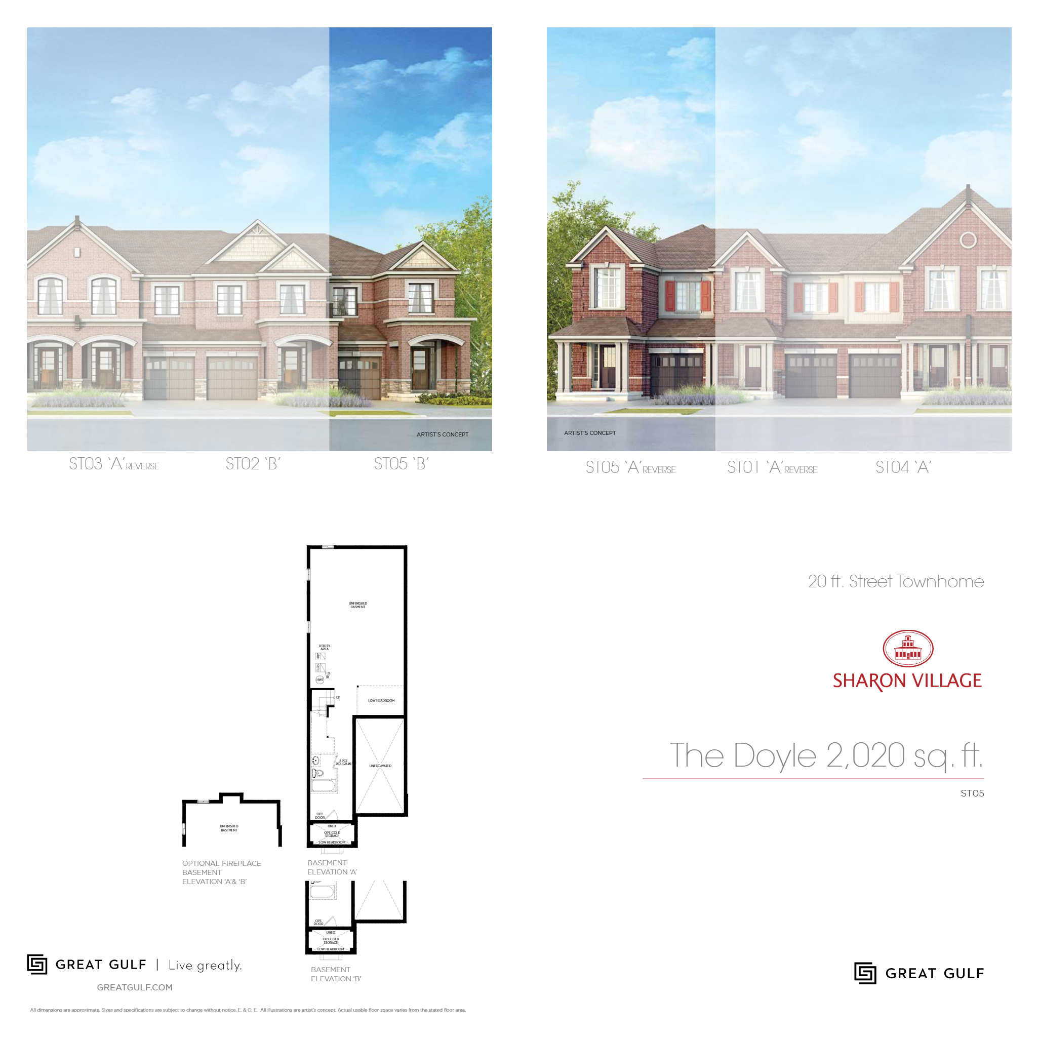 Sharon Village The Doyle Floor Plans and Pricing