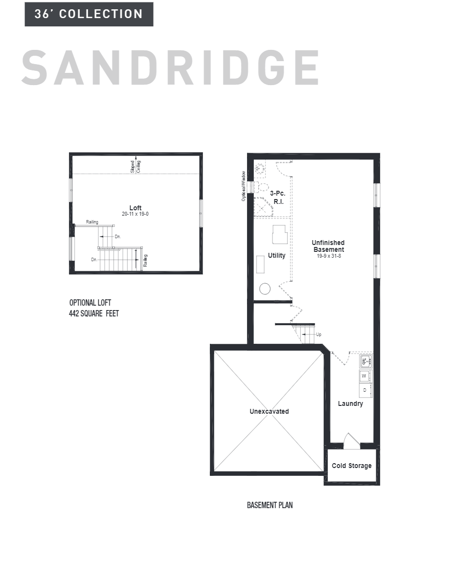 Grasslands of Stauffer Woods Phase II Sanridge 36' B Floor Plans