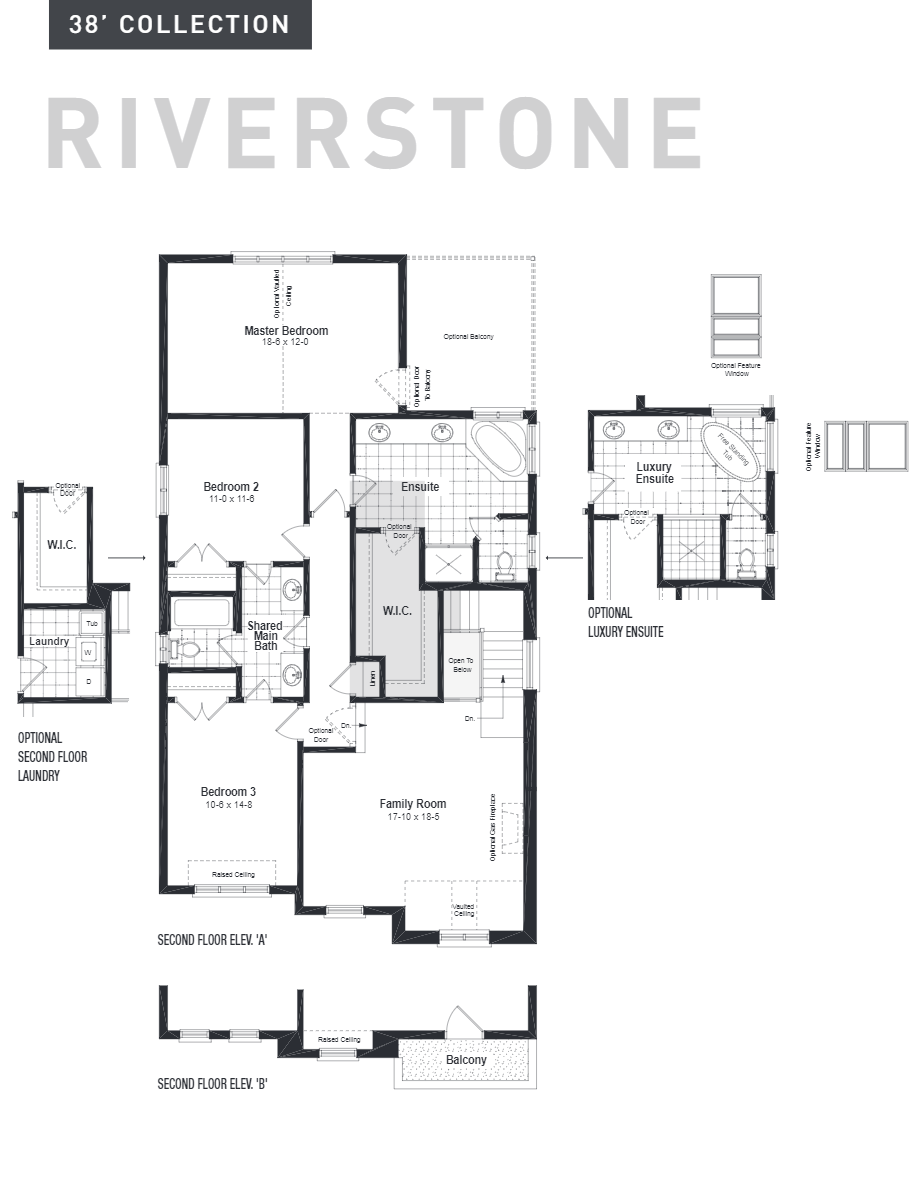 Huron Village Riverstone 38 Floor Plans and Pricing