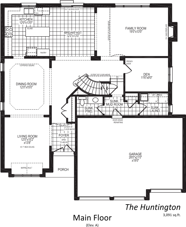 Heritage Hills by Dreamland Homes The Huntington Floor Plans and Pricing