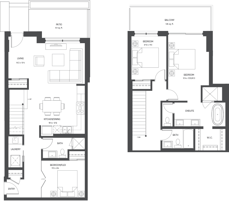 Ezra on Riley Park TH04 Floor Plans and Pricing