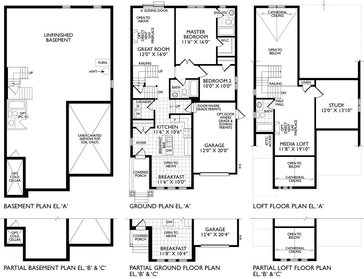 Hedge Road Landing Jackson’s Point The Jackson Floor Plans and