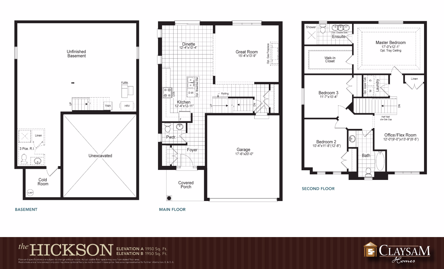 Neighbourhoods of Devonshire The Hickson Floor Plan, Innerkip ON Livabl
