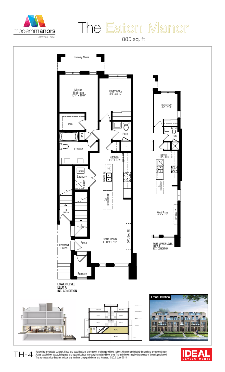 Modern Manors Phase I by Jefferson Forest The Eaton Manor Floor