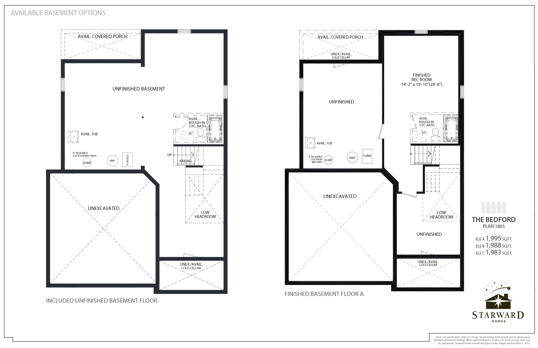 Country Ridge Estates The Bedford Floor Plans and Pricing