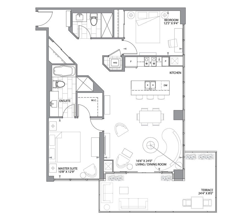 The Berkeley Condominiums The Ingleside Floor Plan, Burlington ON