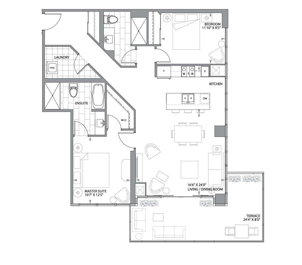 The Berkeley Condominiums The Mission Bay Floor Plan, Burlington ON