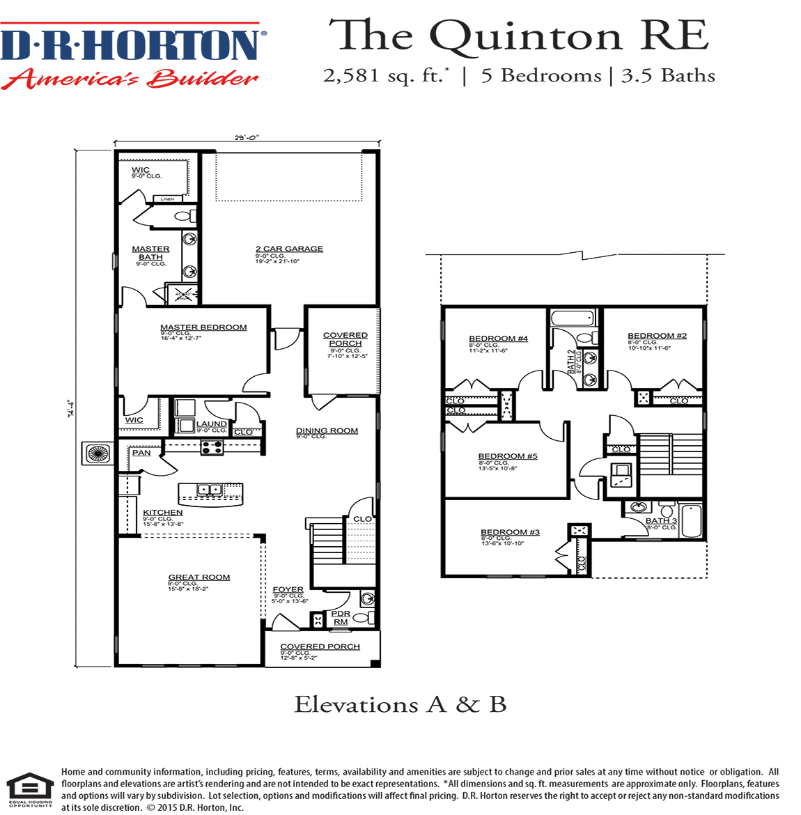 Magnolia Commons The Quinton Floor Plan, Fairhope AL Livabl
