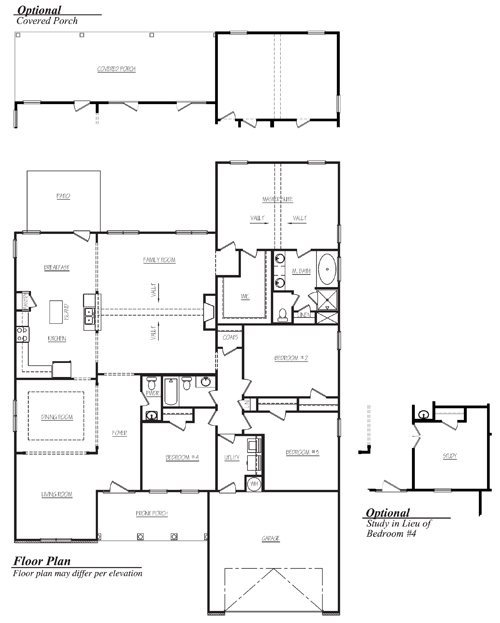 Blakely floor plan at Centennial Lakes in Acworth, GA