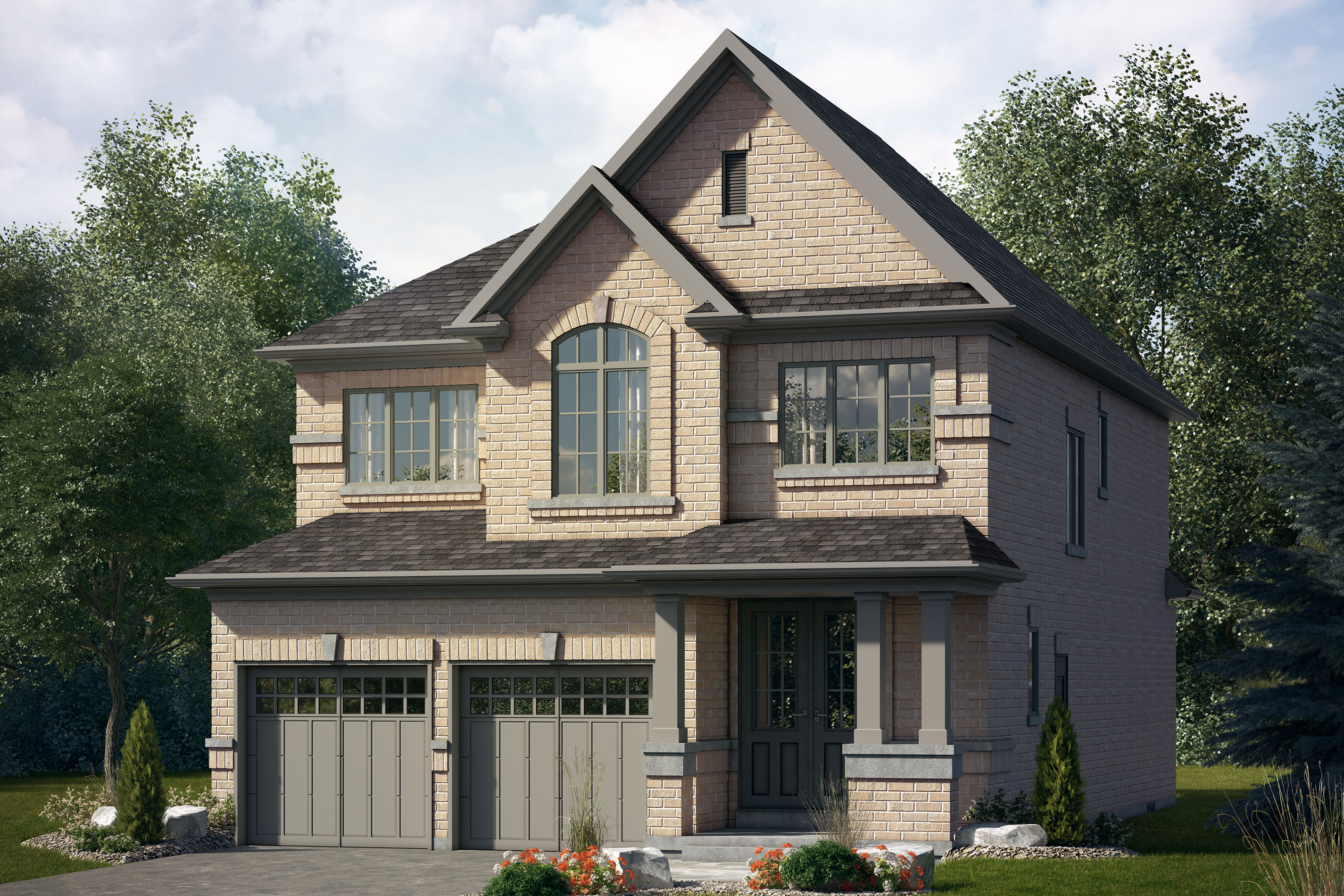 Beech floor plan at Spring Valley Junction in Brampton, ON