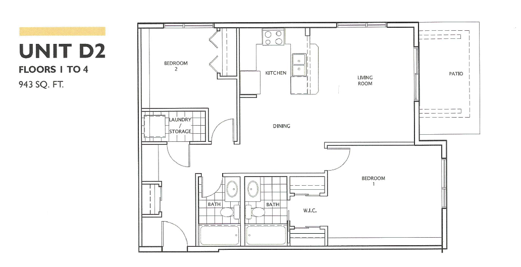 Orchard Sky - Unit D2 Floor Plan, Calgary AB | Livabl