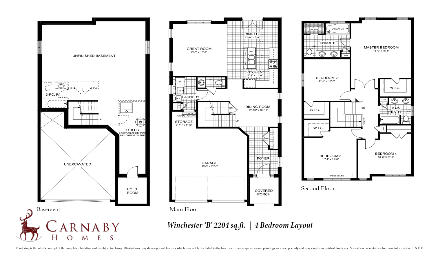 Cedar Hollow Community Winchester B Floor Plans and Pricing