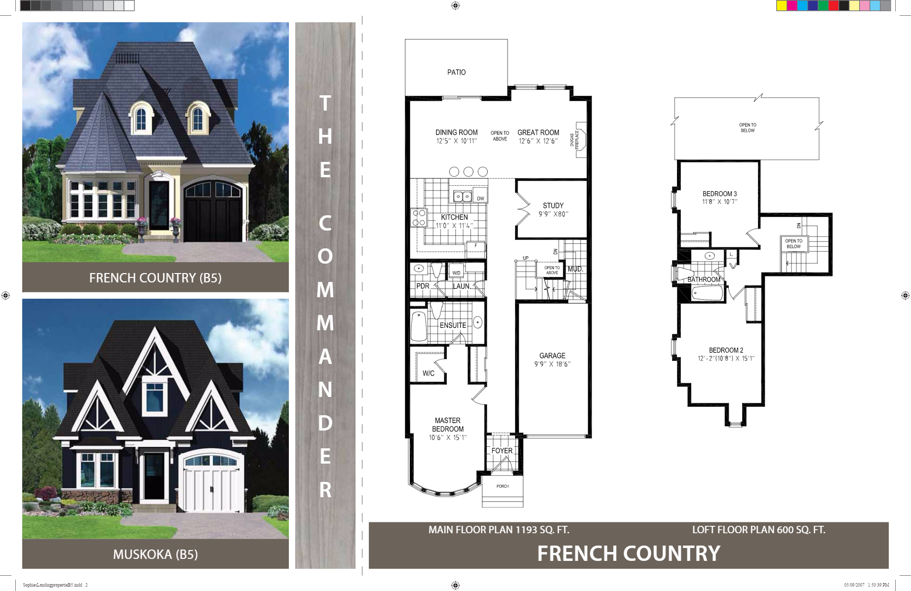Sophie's Landing Lakeside Club Phase 3 The Commander Floor Plans