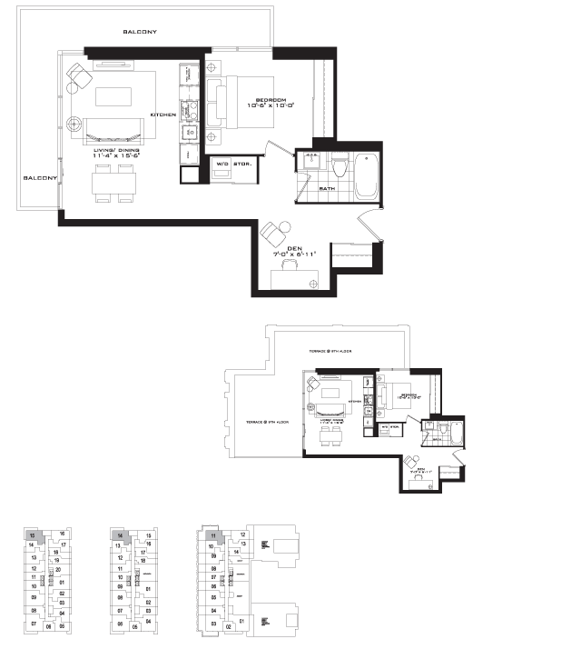The Britt Condos The Beckenham Floor Plan, Toronto ON Livabl