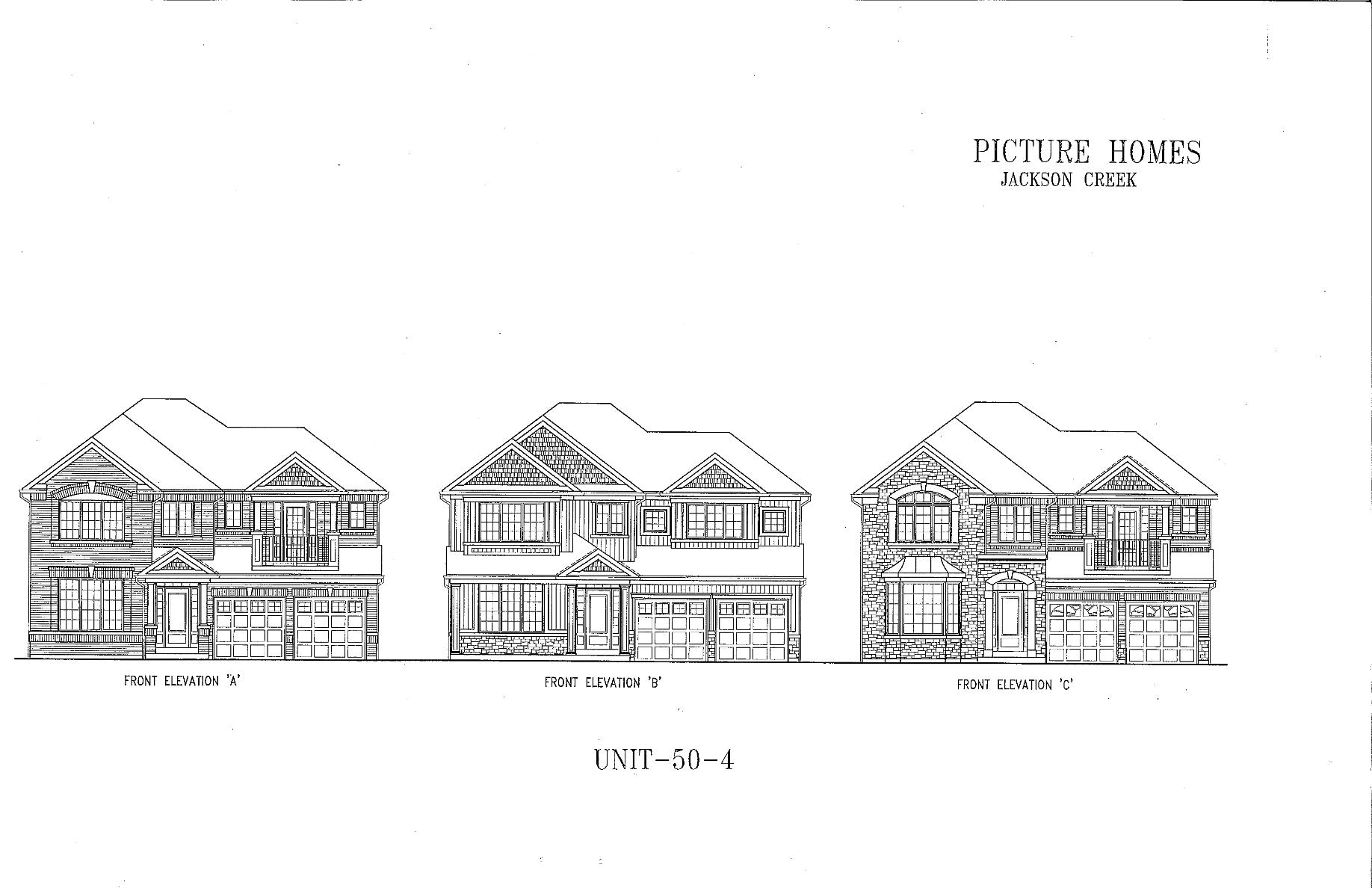 Jackson Creek Meadows by Picture Homes Rosedale Floor Plan