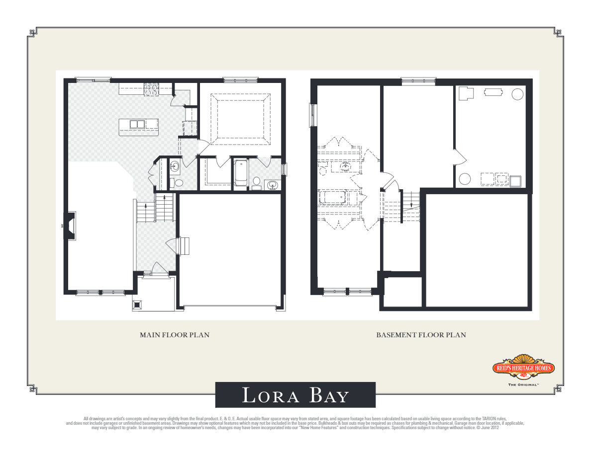 Cottages at Lora Bay Hastings Floor Plans and Pricing