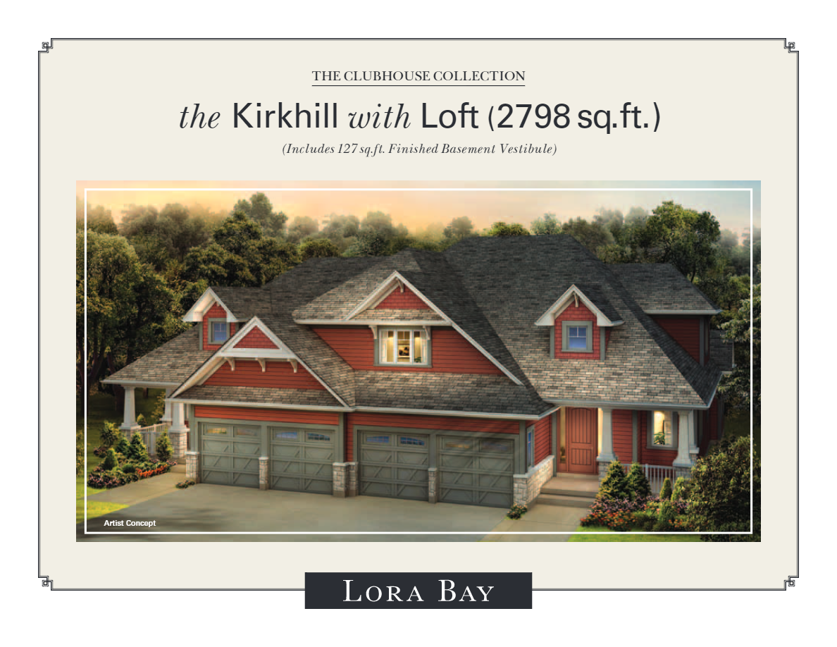 Cottages at Lora Bay Kirkhill w/ Loft Floor Plan, The Blue Mountains