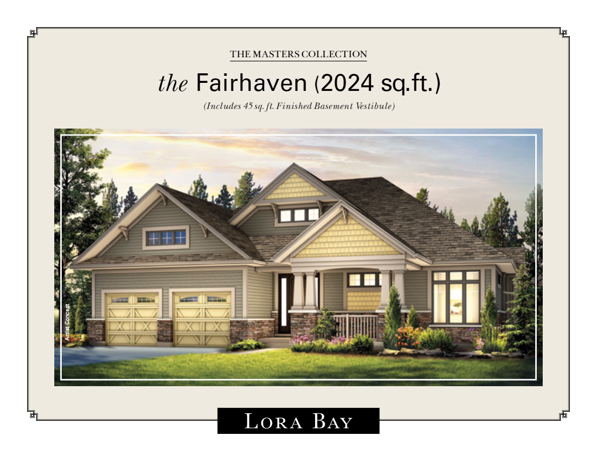Cottages at Lora Bay Fairhaven Floor Plans and Pricing