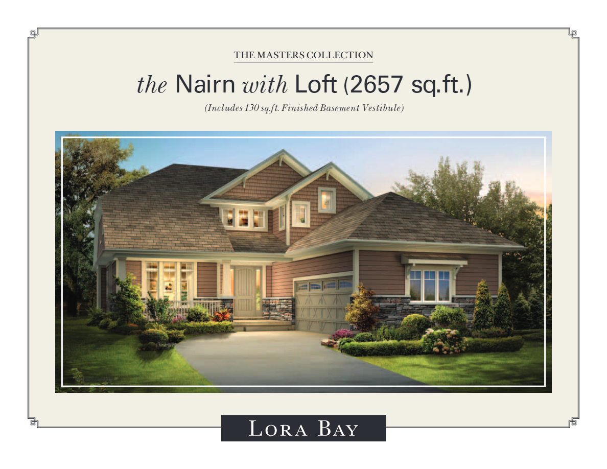 Cottages at Lora Bay Nairn w/ Loft Floor Plan, The Blue Mountains ON
