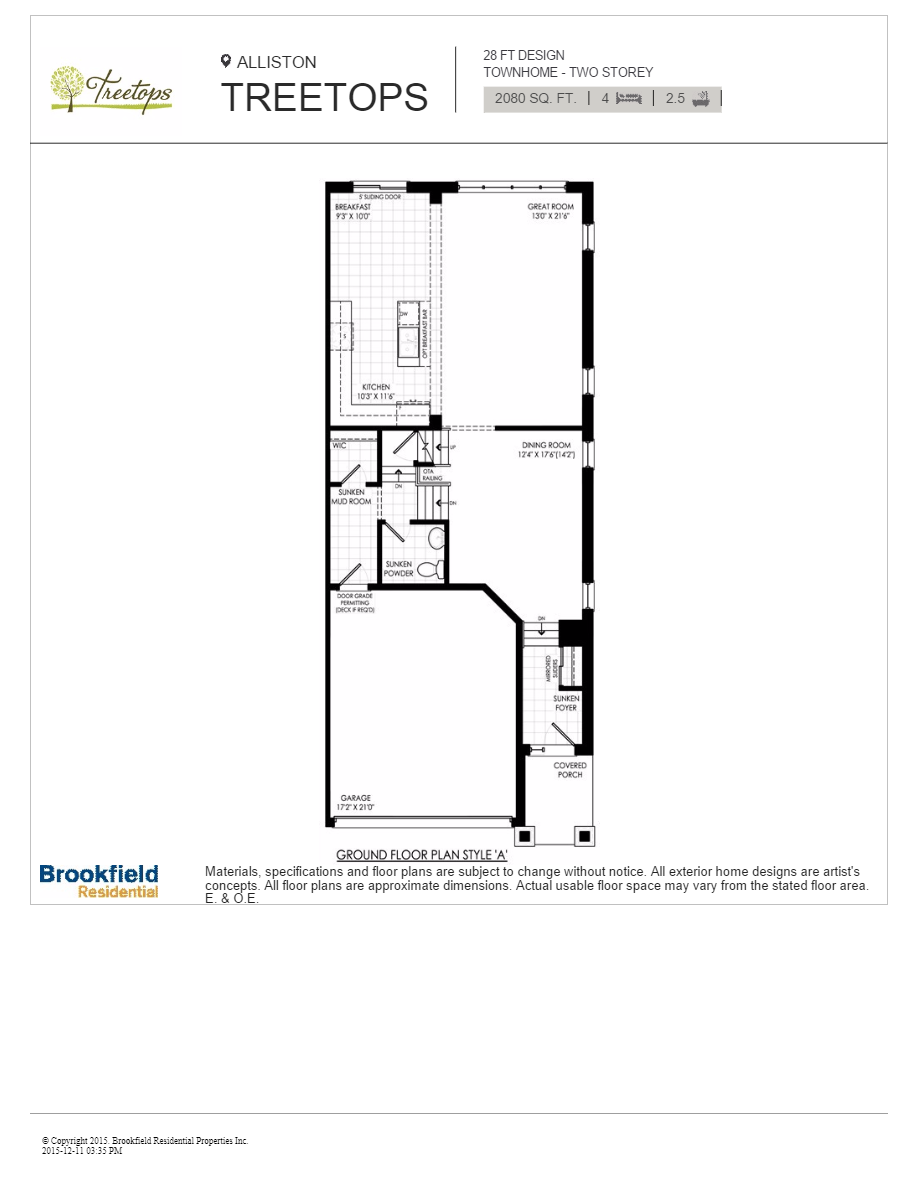 The Treetops Hazel Floor Plans and Pricing