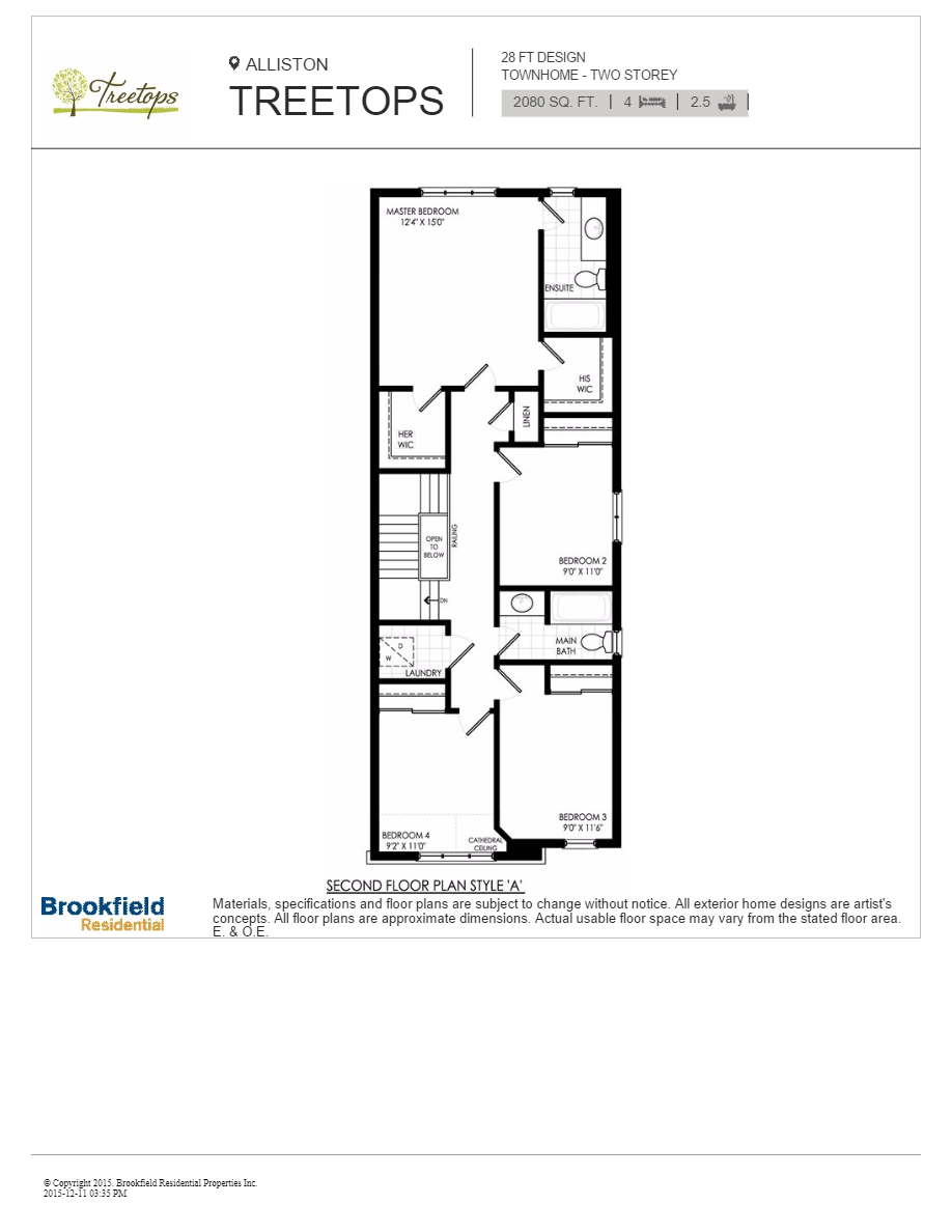 The Treetops Hazel Floor Plans and Pricing