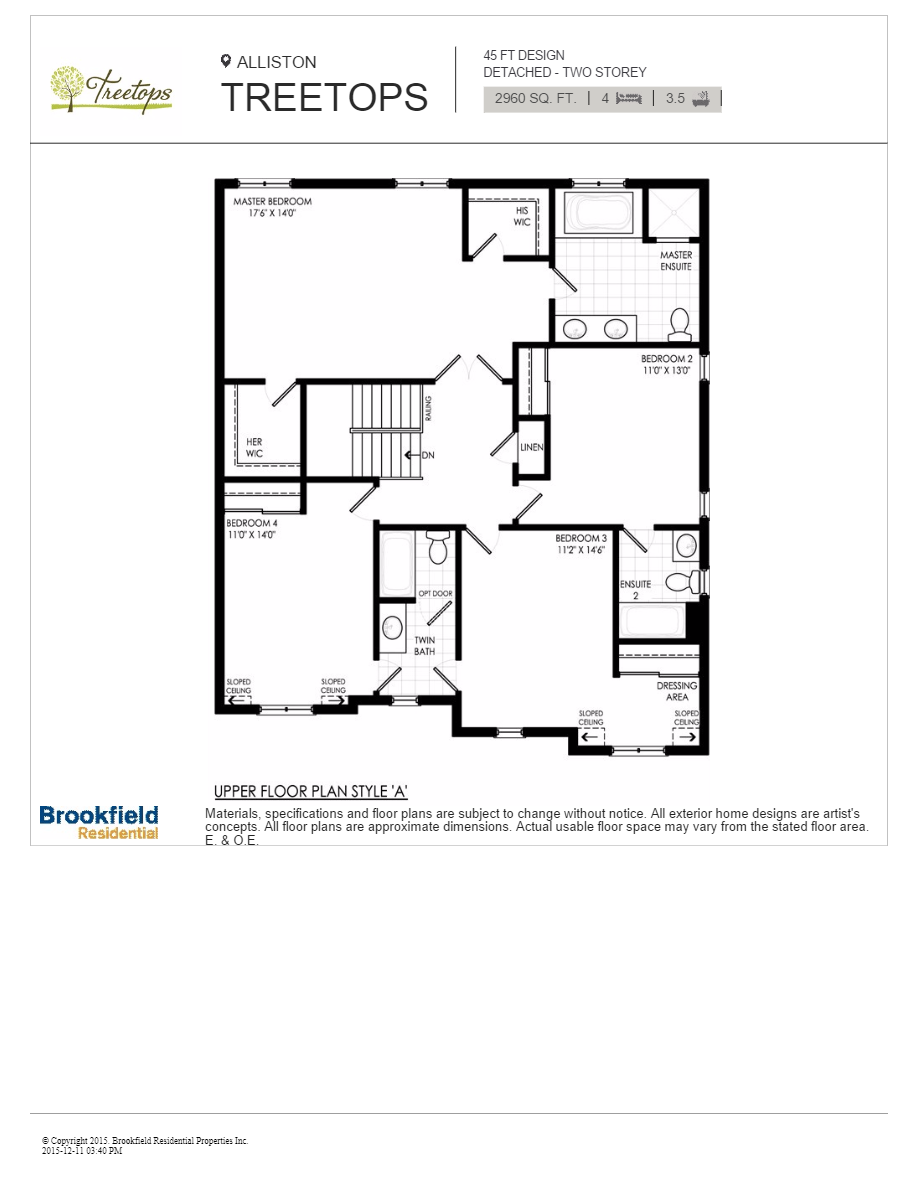 The Treetops Linden Floor Plans and Pricing