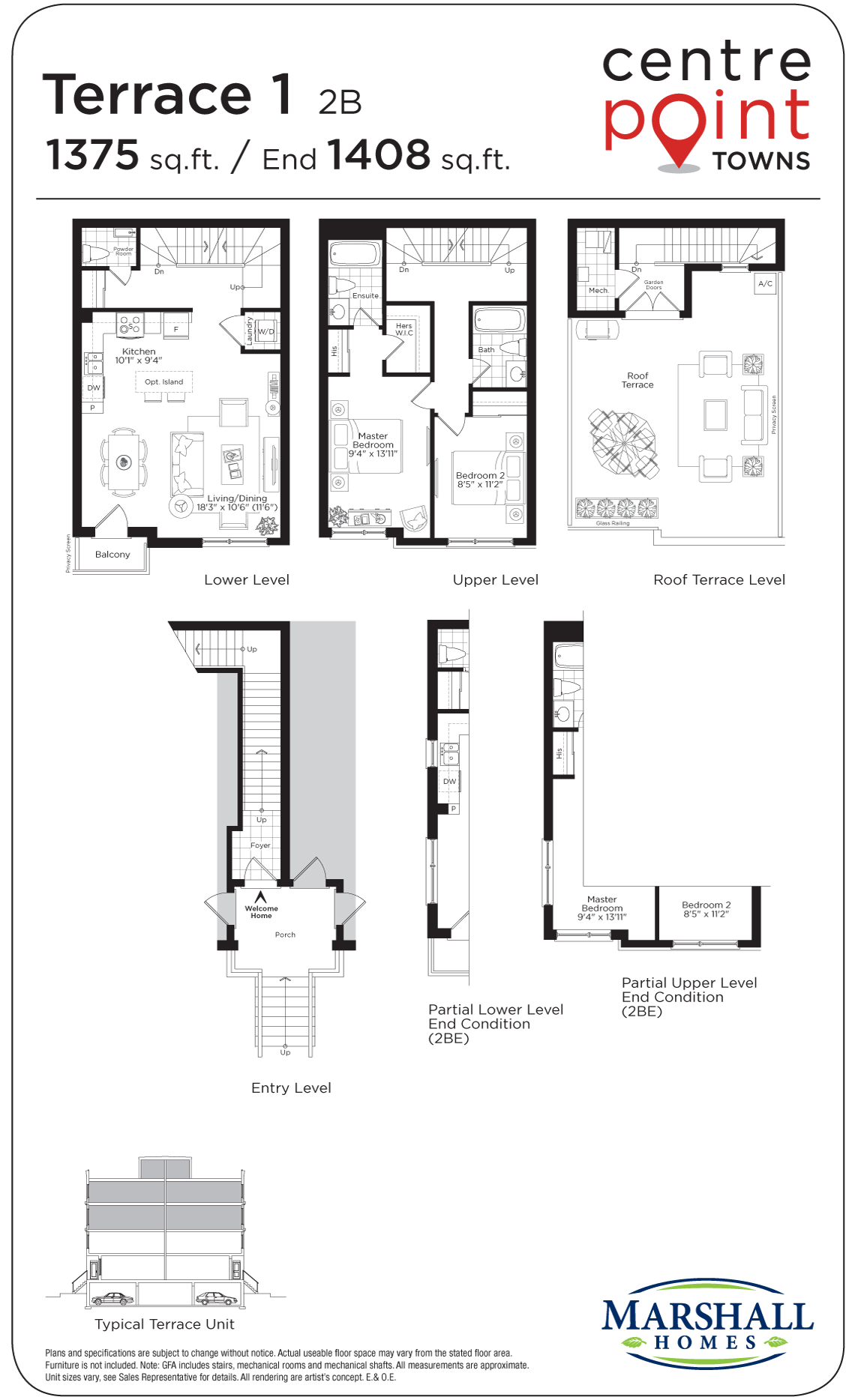 Centre Point Towns 1 Floor Plans and Pricing