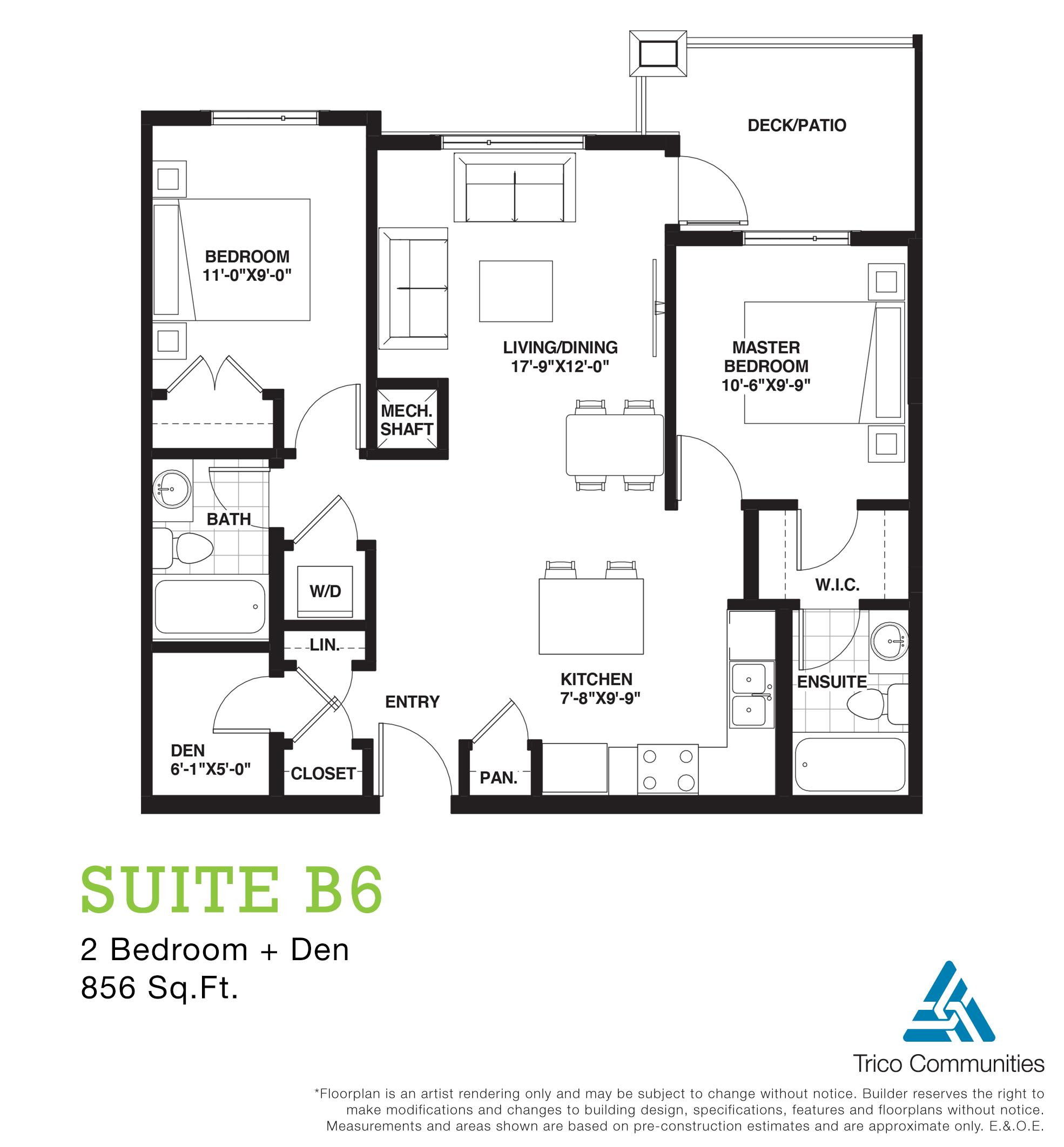 Viridian Condos by Trico | B6 | Floor Plans and Pricing