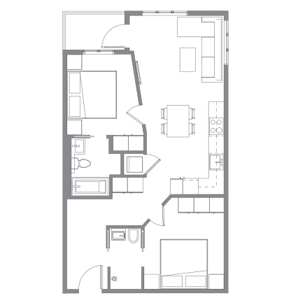 Victory and Venture - C2 Floor Plan, Calgary AB | Livabl