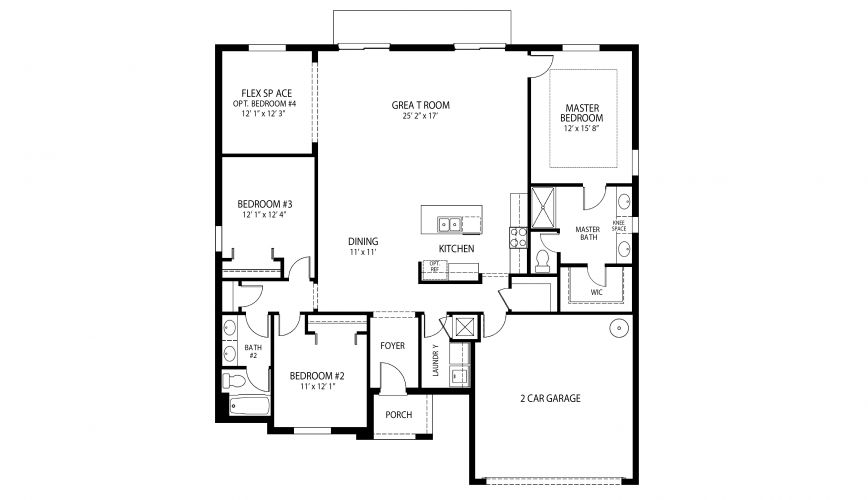 Ashley Lakes North The Stratford Floor Plan, Vero Beach FL Livabl