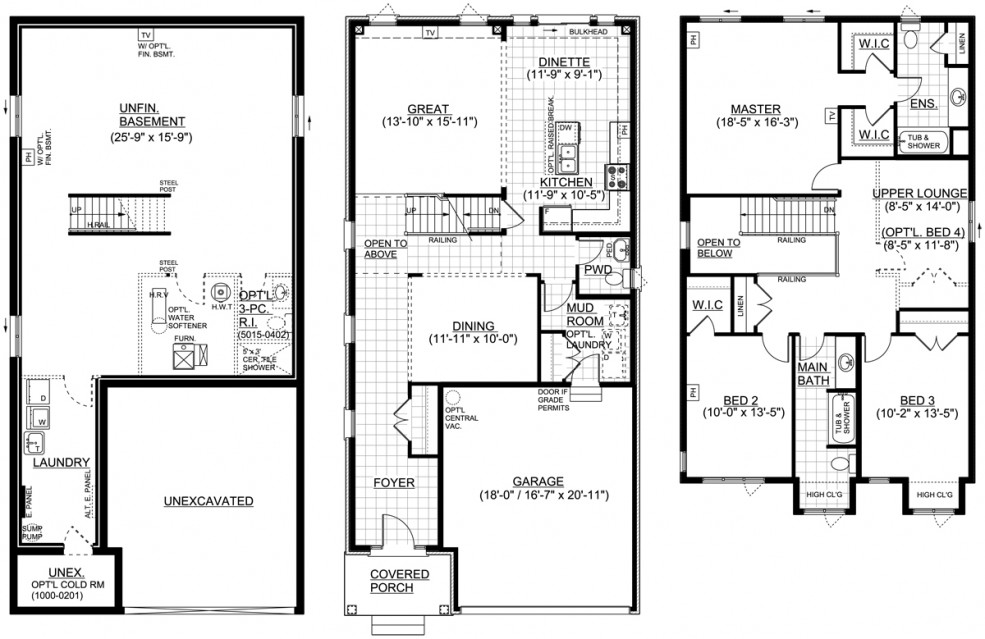 Woodway Trails by Eastforest Homes The Hawthorne II Floor Plan, Norfolk County ON Livabl