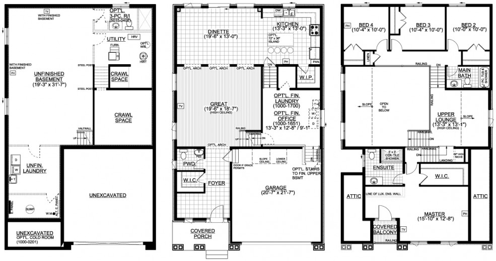 Woodway Trails by Eastforest Homes The Wentworth II Floor Plan
