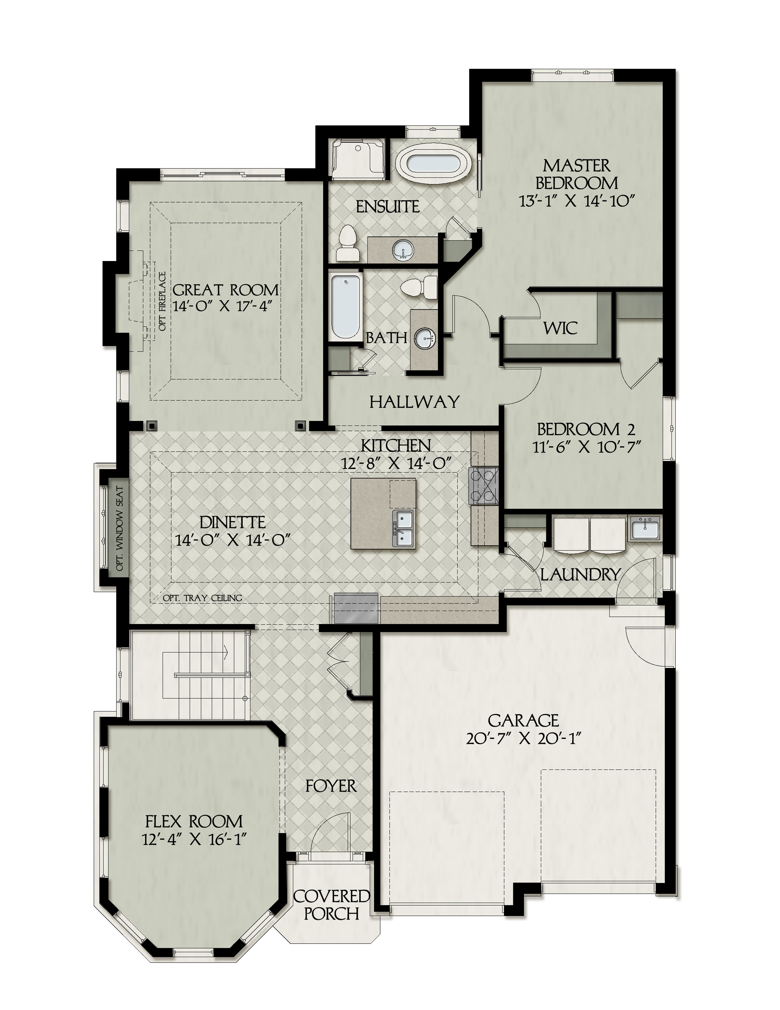 The Residences at Hunters Pointe Kingsfield Floor Plan, Welland ON