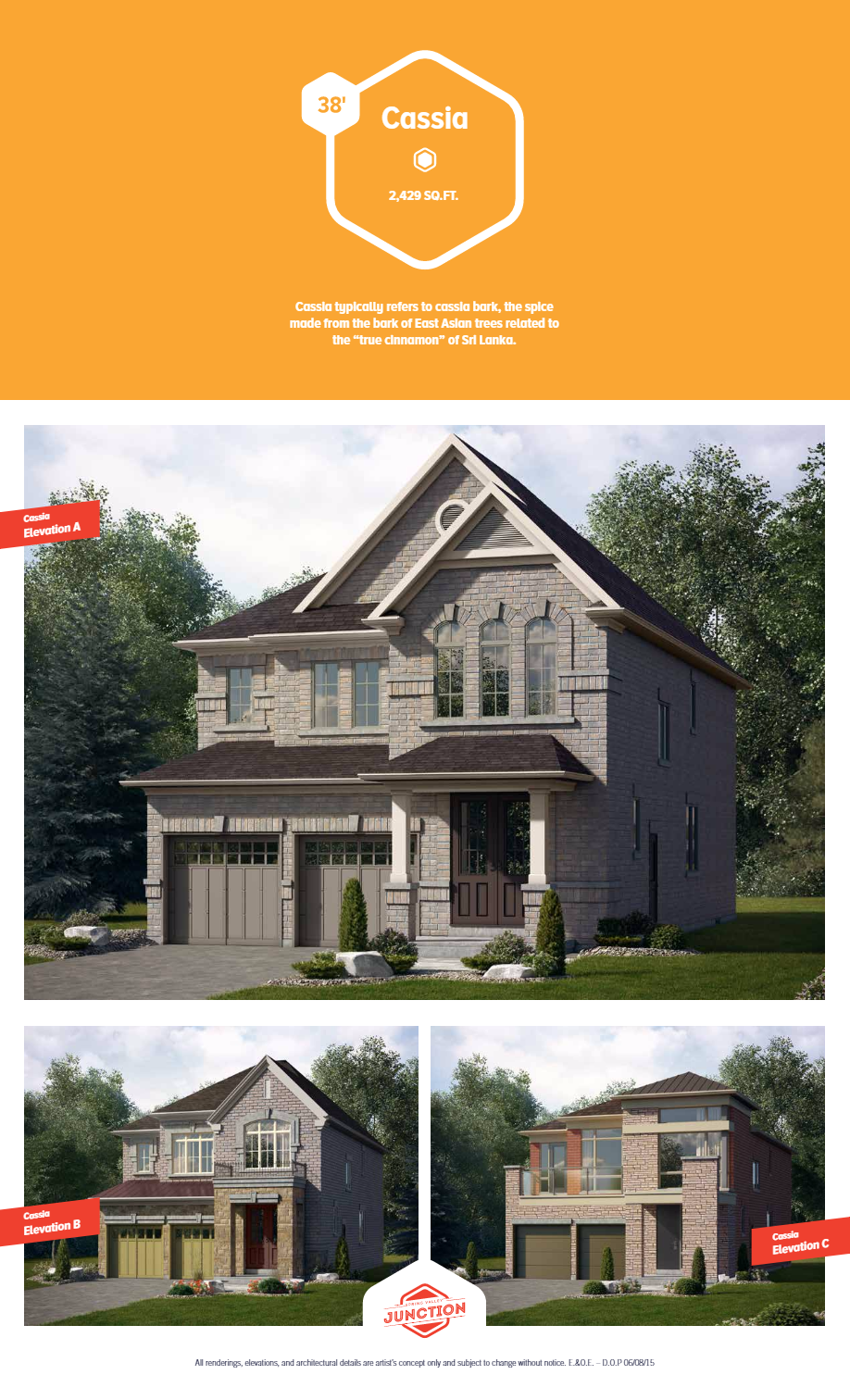 Spring Valley Junction The Cassia Floor Plan, Brampton ON Livabl