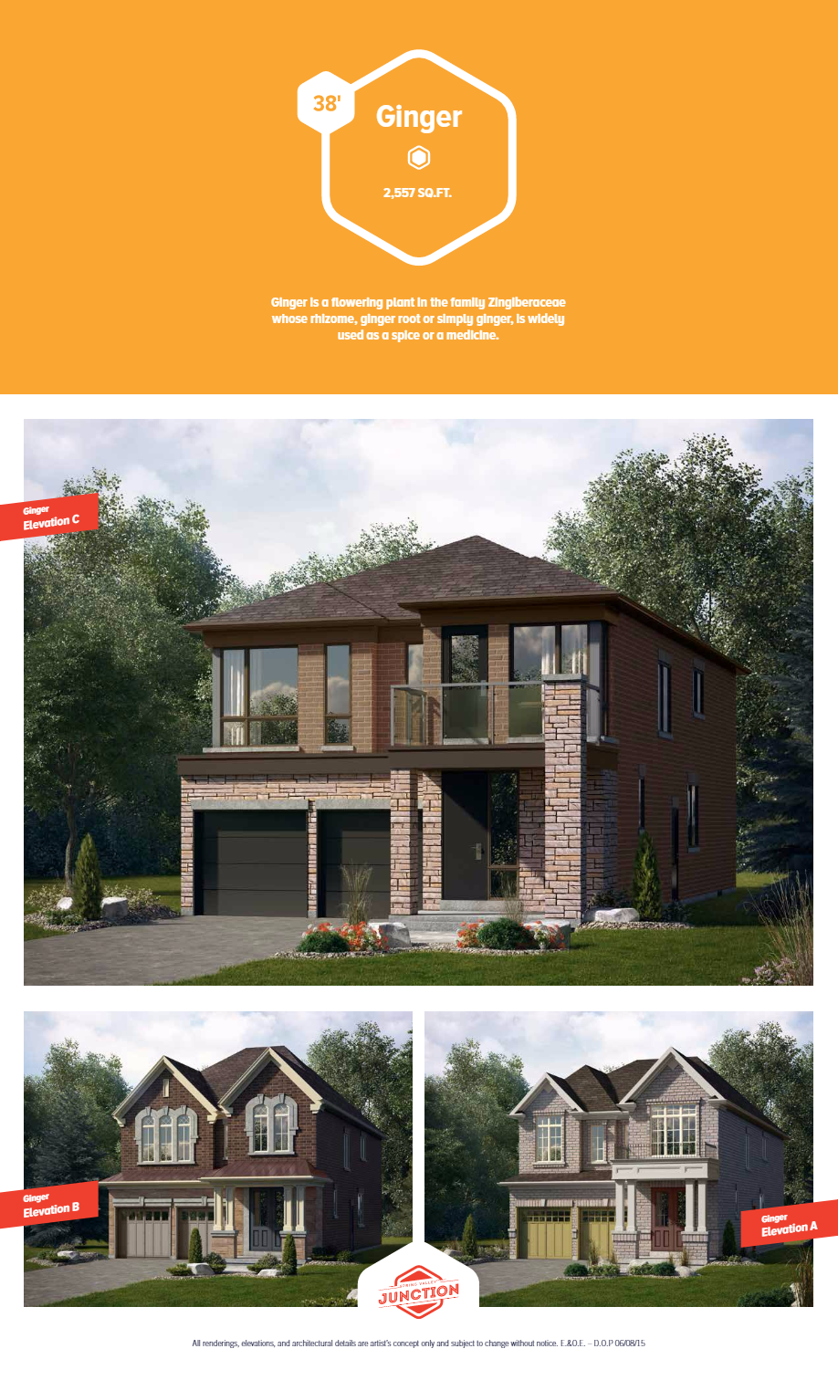 Spring Valley Junction The Ginger Floor Plan, Brampton ON Livabl