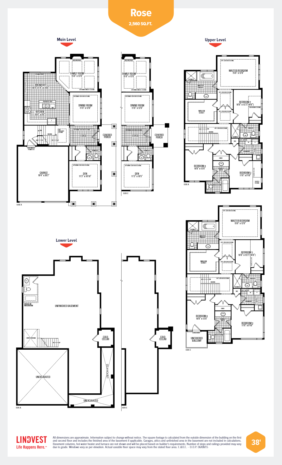 Spring Valley Junction The Rose Floor Plans and Pricing