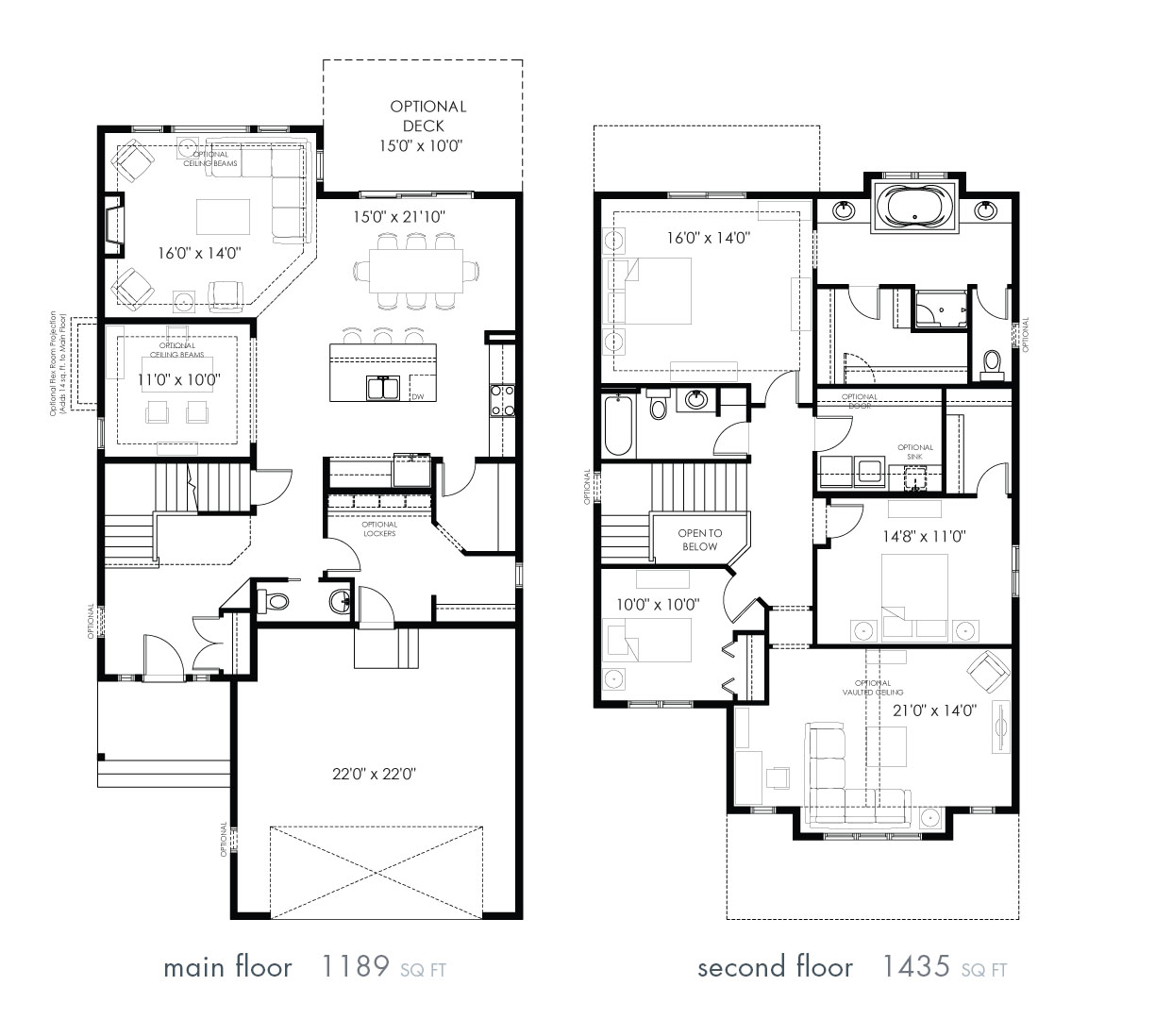 Mahogany Wentworth Floor Plan, Calgary AB Livabl