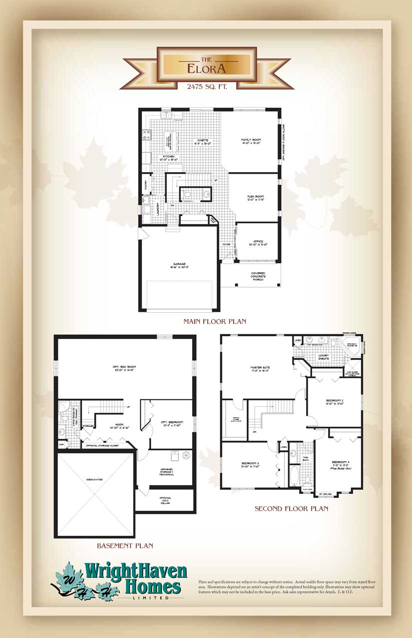 South Ridge Elora Elora Floor Plan, Centre Wellington ON Livabl