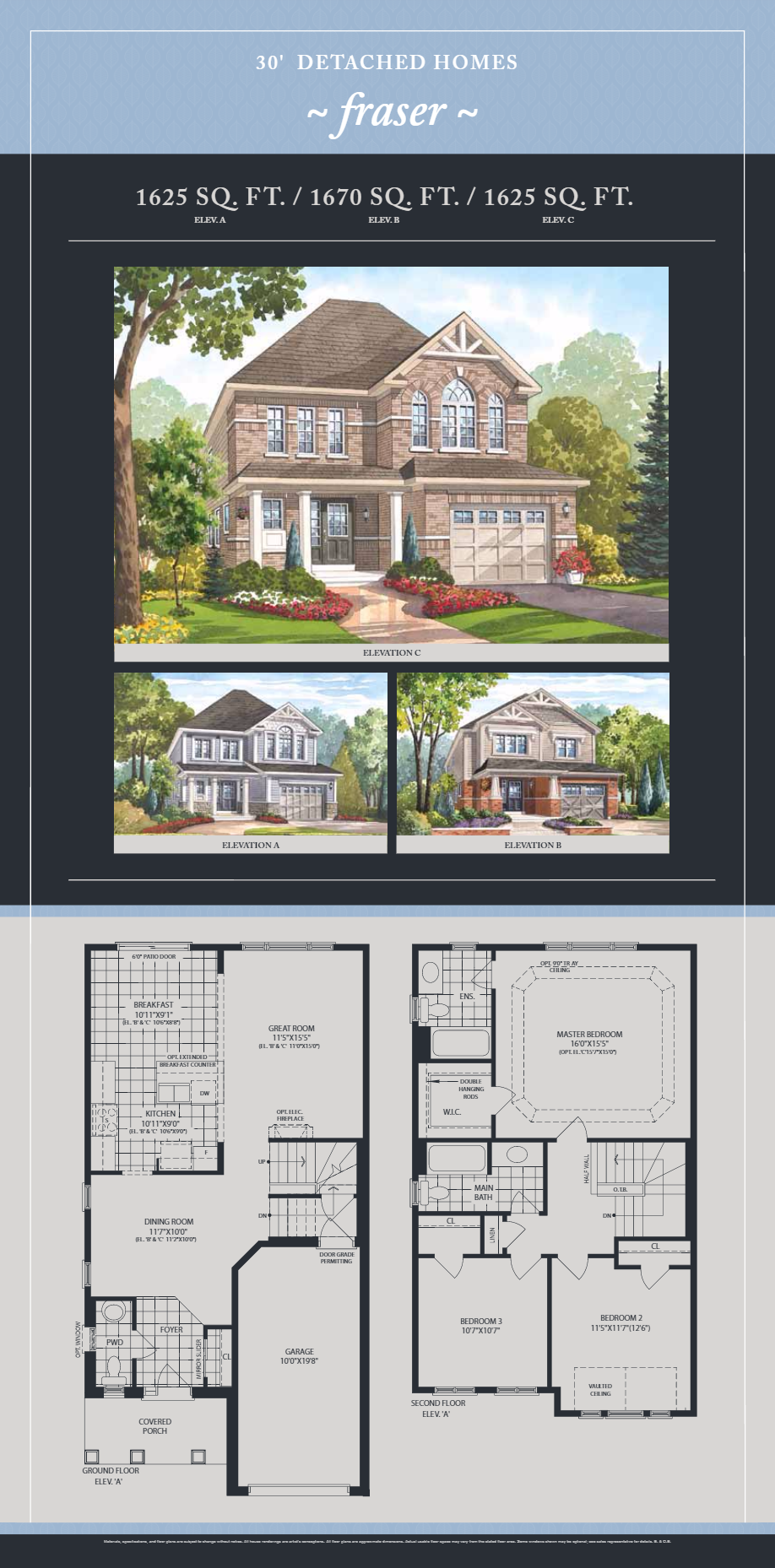 Grand River Woods Fraser Floor Plan, Cambridge ON Livabl