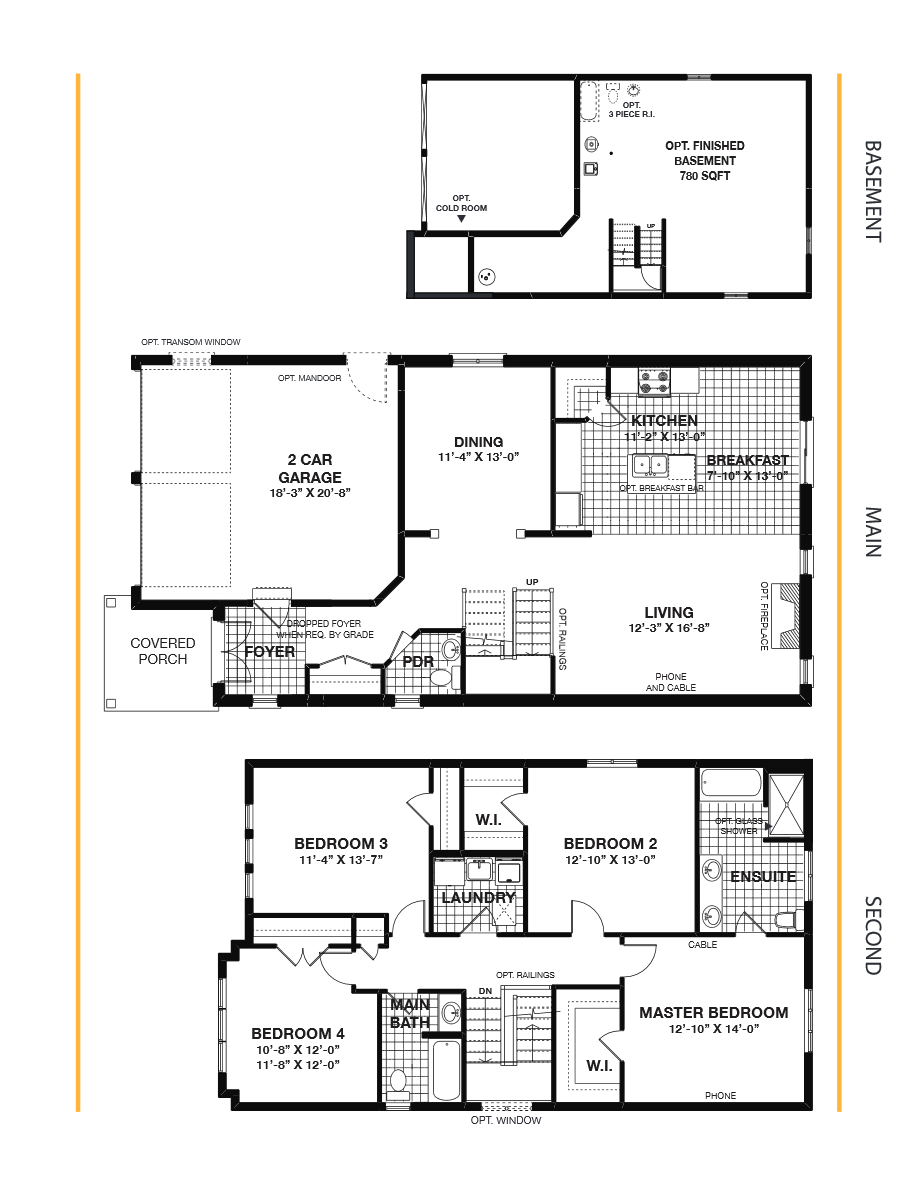 Foxfield Trails The Oxford Floor Plan, London ON Livabl
