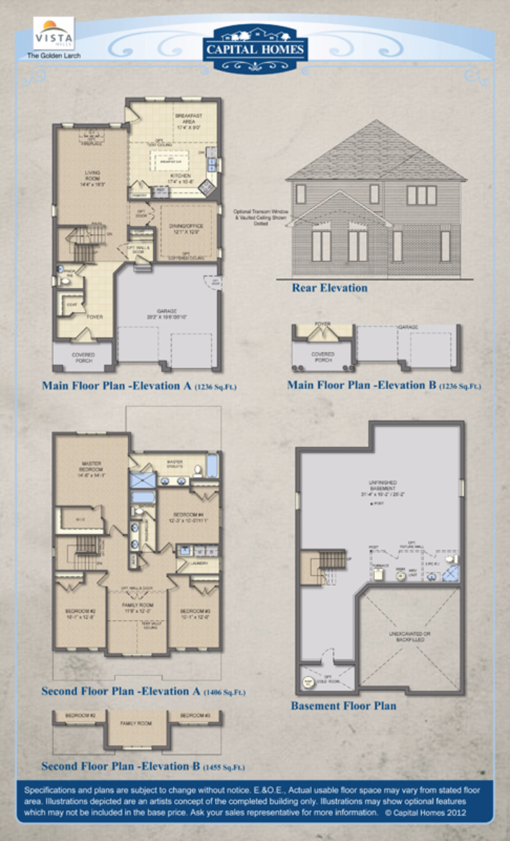 Vista Hills Golden Larch Floor Plan, Waterloo ON Livabl