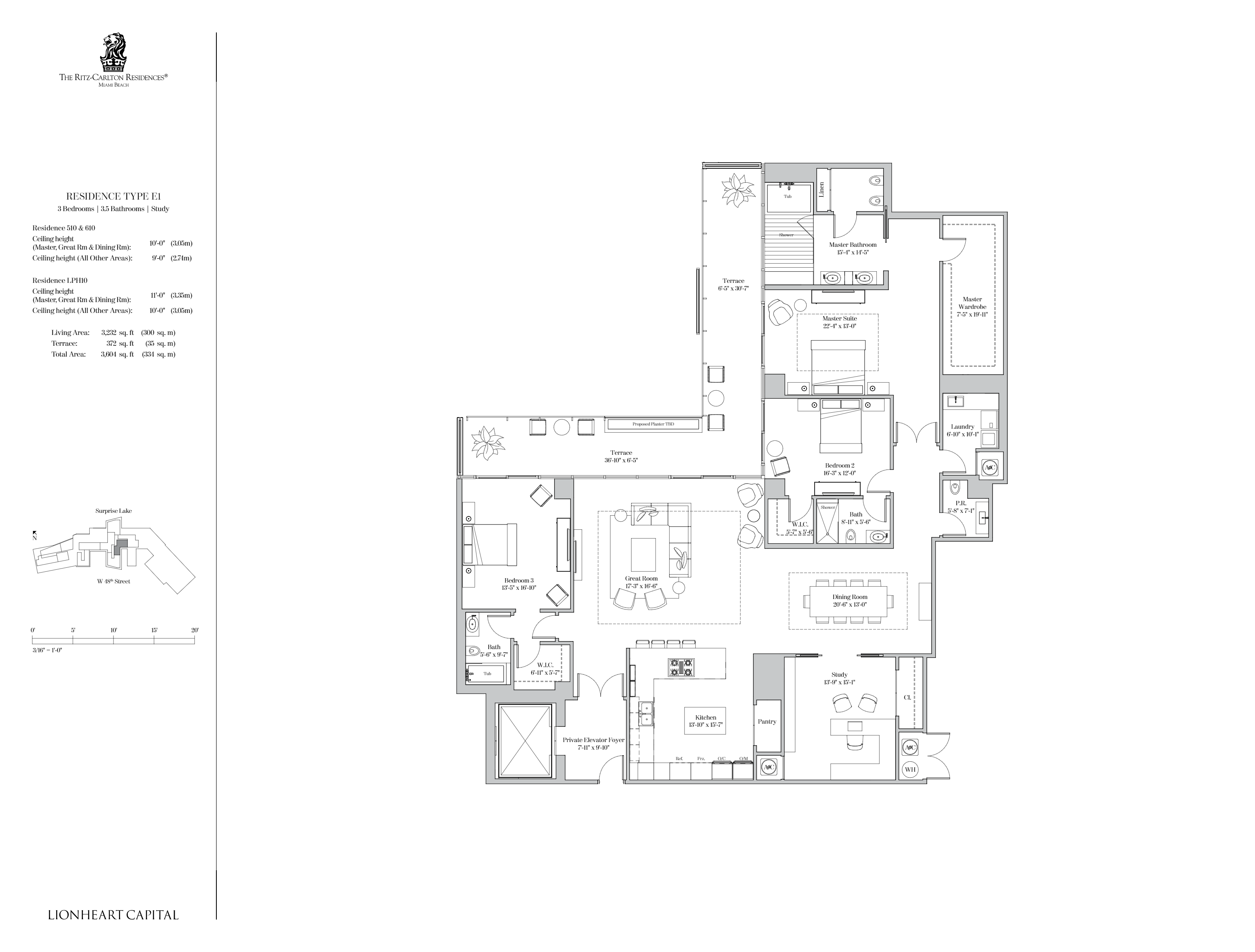 The RitzCarlton Residences E1 Floor Plans and Pricing