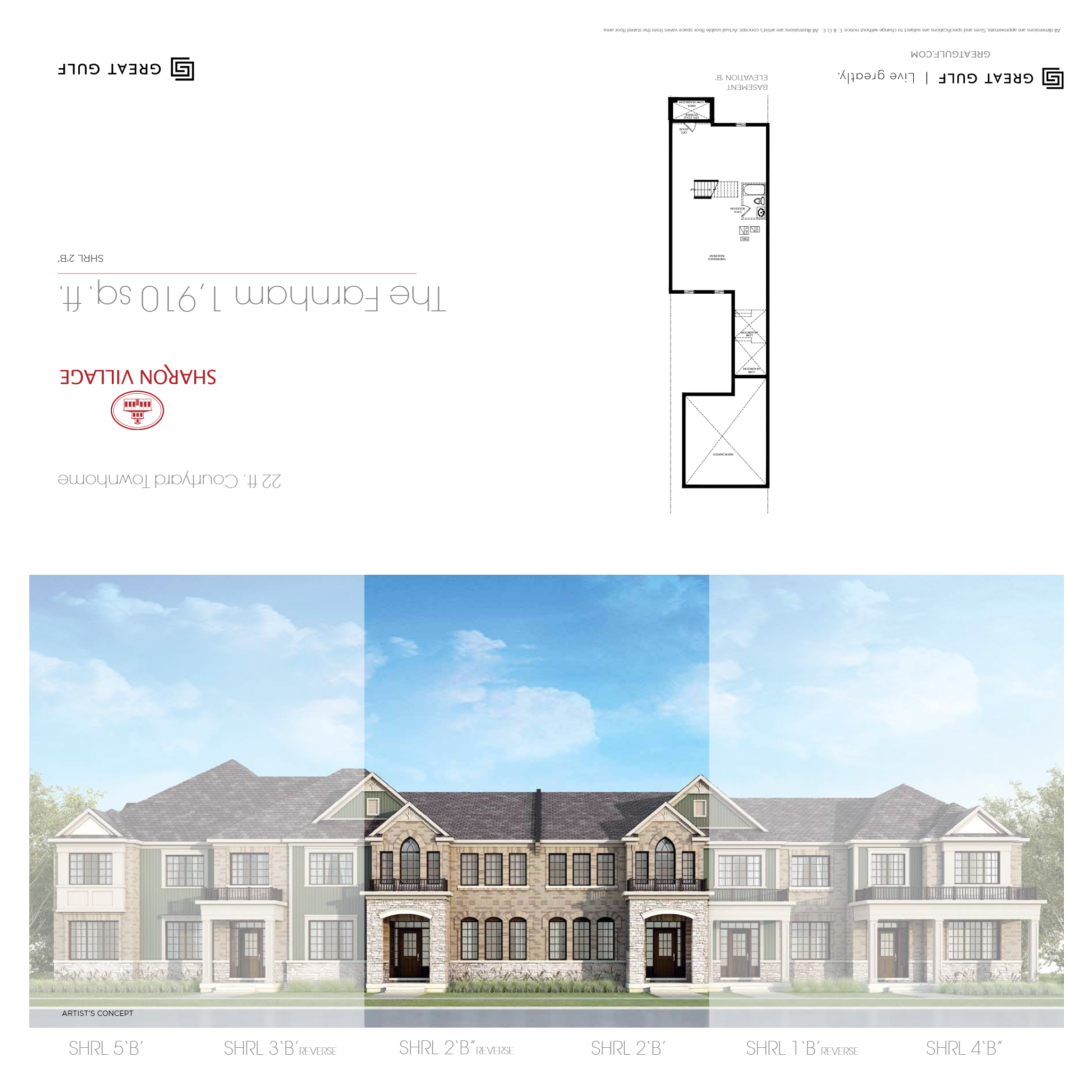 Sharon Village The Farnham Floor Plan, East Gwillimbury ON Livabl