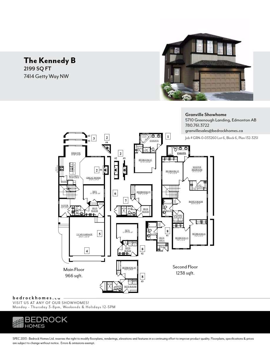 Granville Kennedy B Floor Plans and Pricing