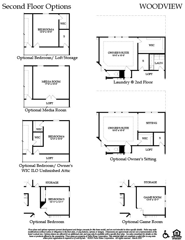 Oakmont at Crabapple Woodview Rear Entry Garage Floor Plans and