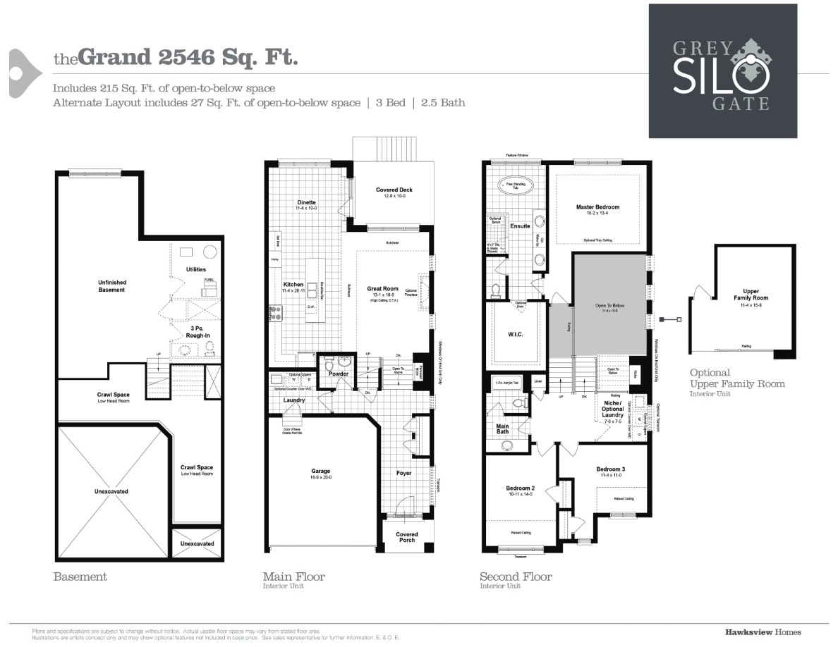 Grey Silo Gate The Grand II Floor Plan, Waterloo ON Livabl