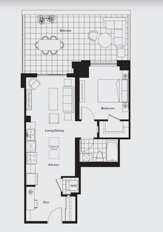 Caroline St. Private Residences Suite 05a Floor Plan, Waterloo ON