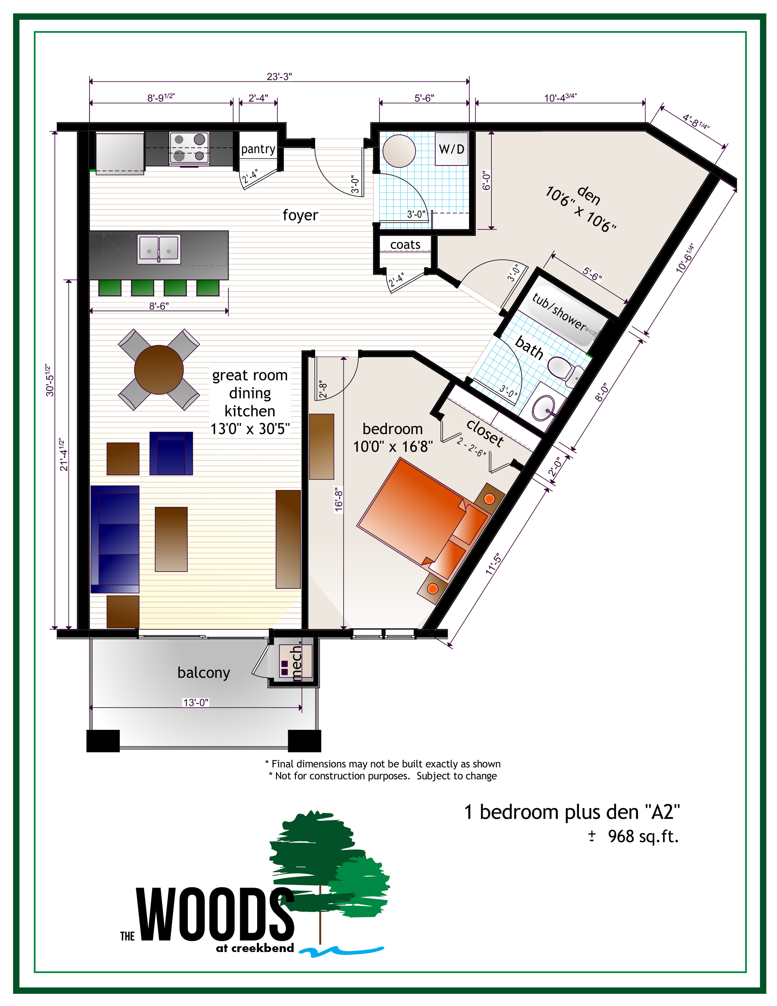 The Woods at Creekbend Condominiums 219 Floor Plans and Pricing