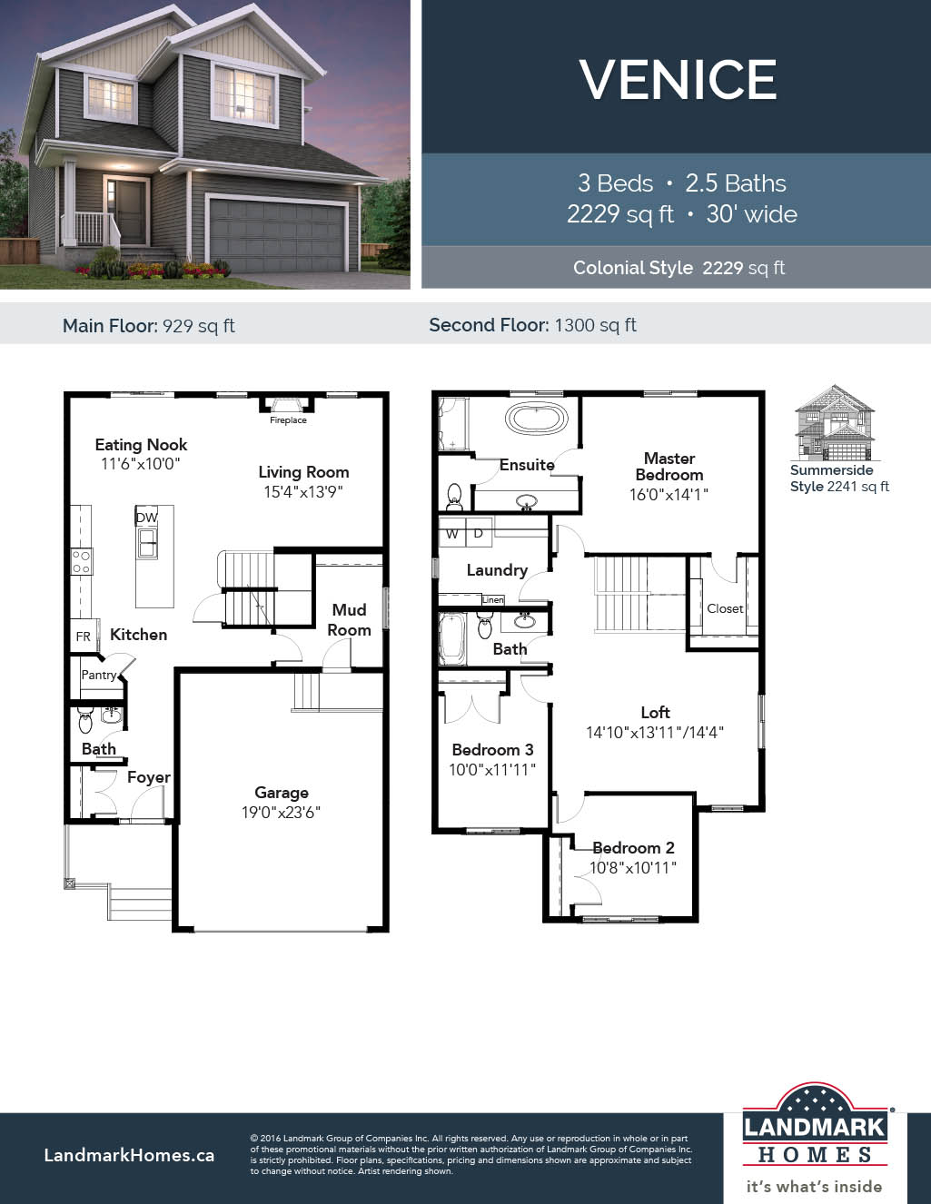 Desrochers Villages Venice Floor Plan, Edmonton AB Livabl