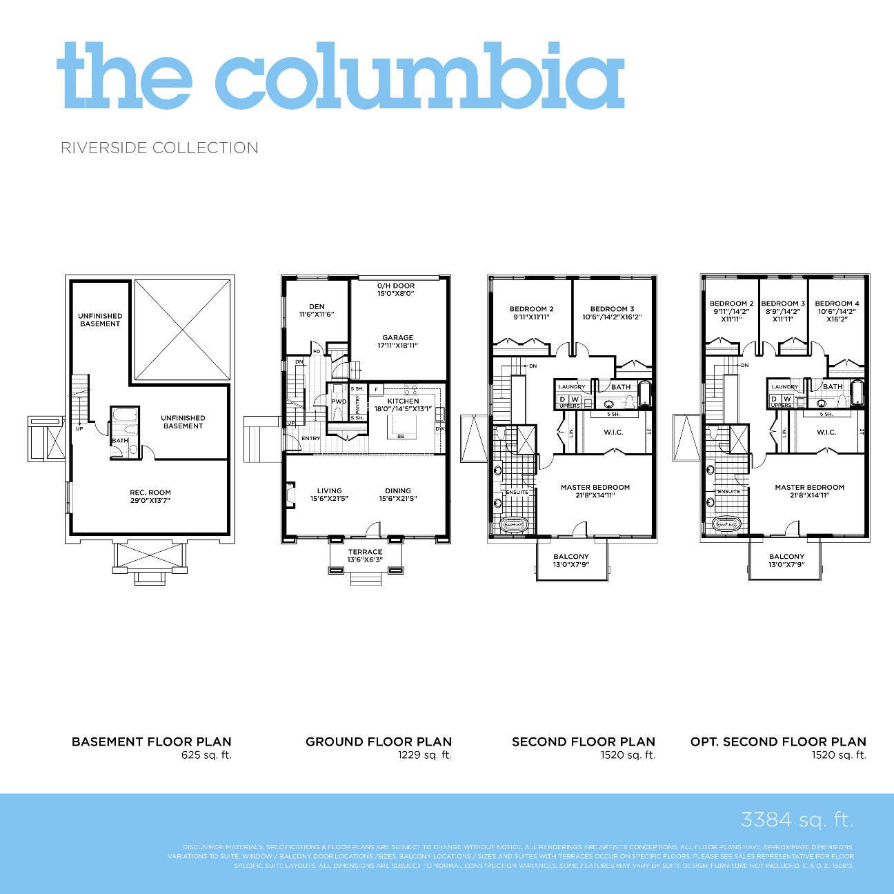 Greystone Village The Columbia Floor Plans and Pricing